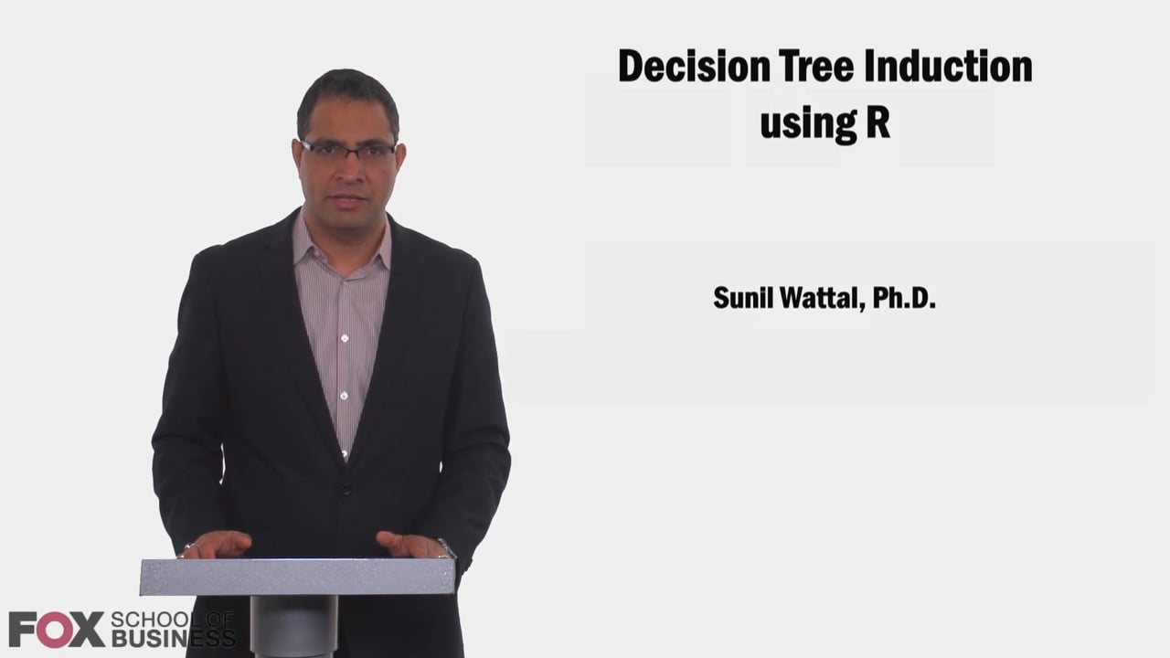 Decision Tree Induction Using R
