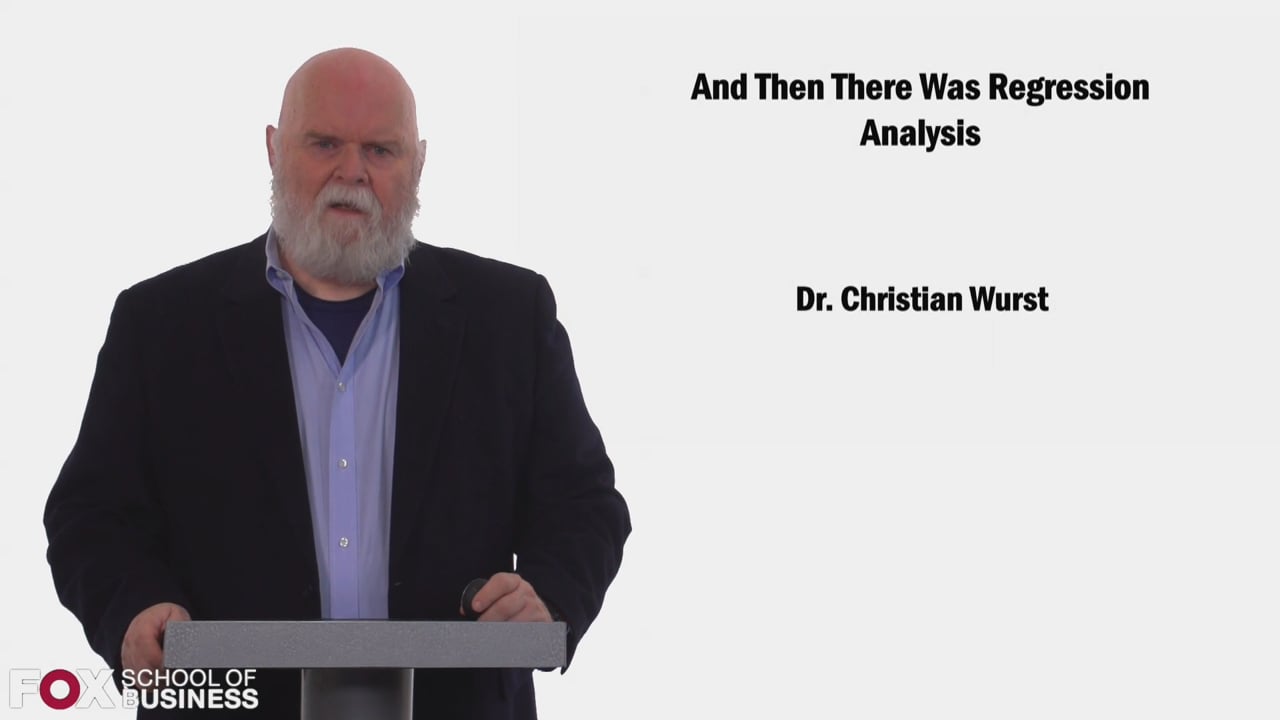Login to view And Then There Was Regression Analysis