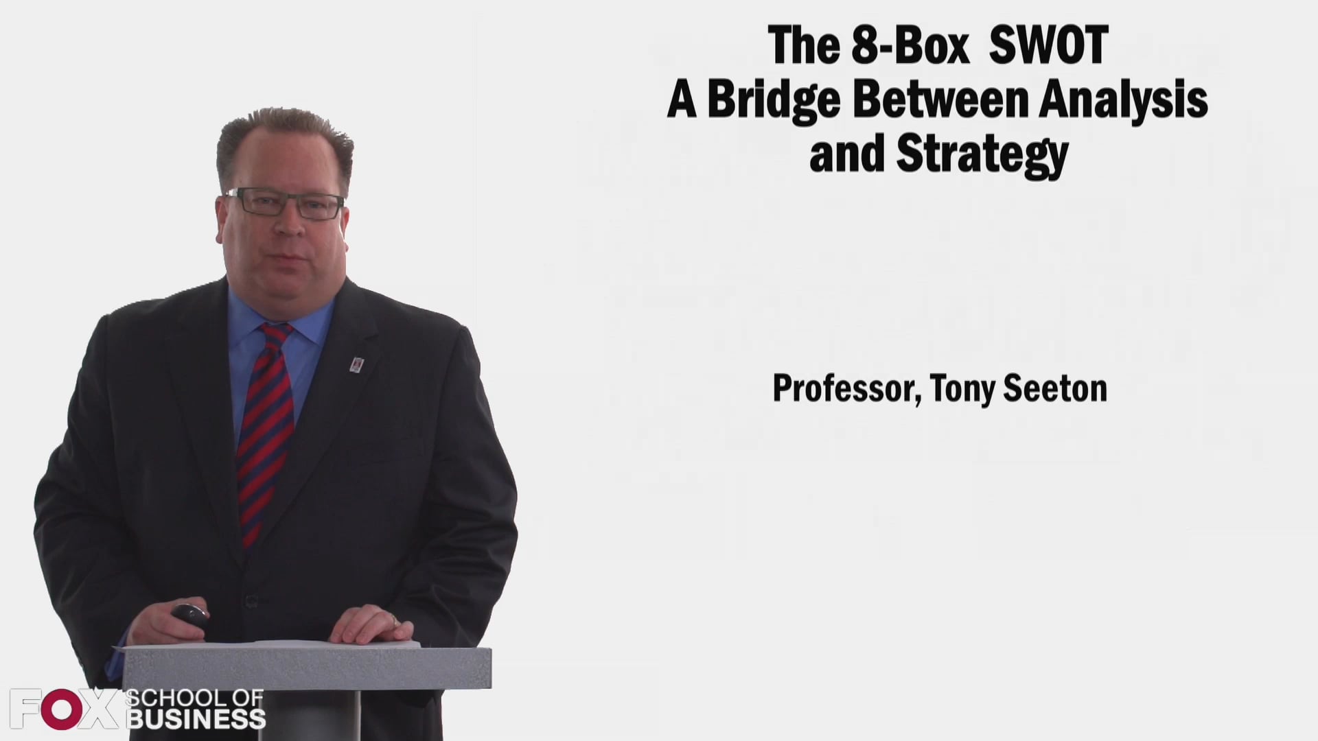 The 8-Box SWOT A Bridge Between Analysis and Strategy