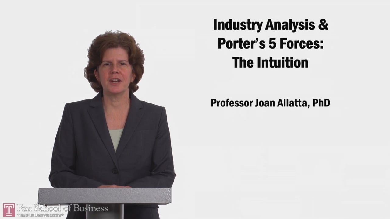 Industry Analysis and Porter’s 5 Forces: The Intuition