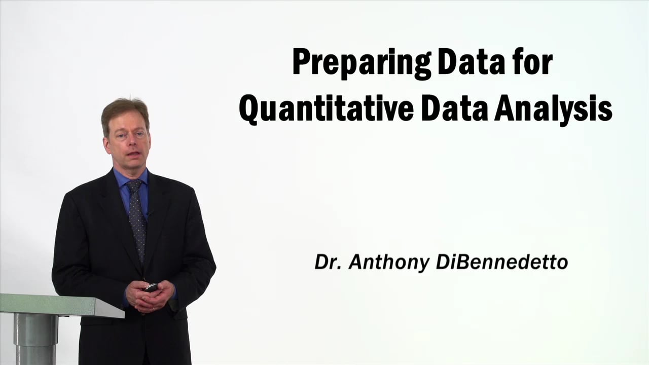 Preparing Data for Quantitative Analysis