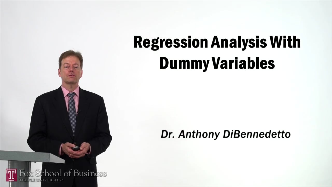 Regression Analysis with Dummy Variables