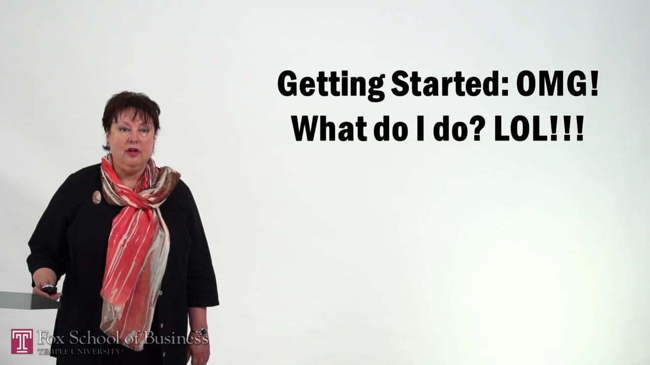 Getting Started – What do I do