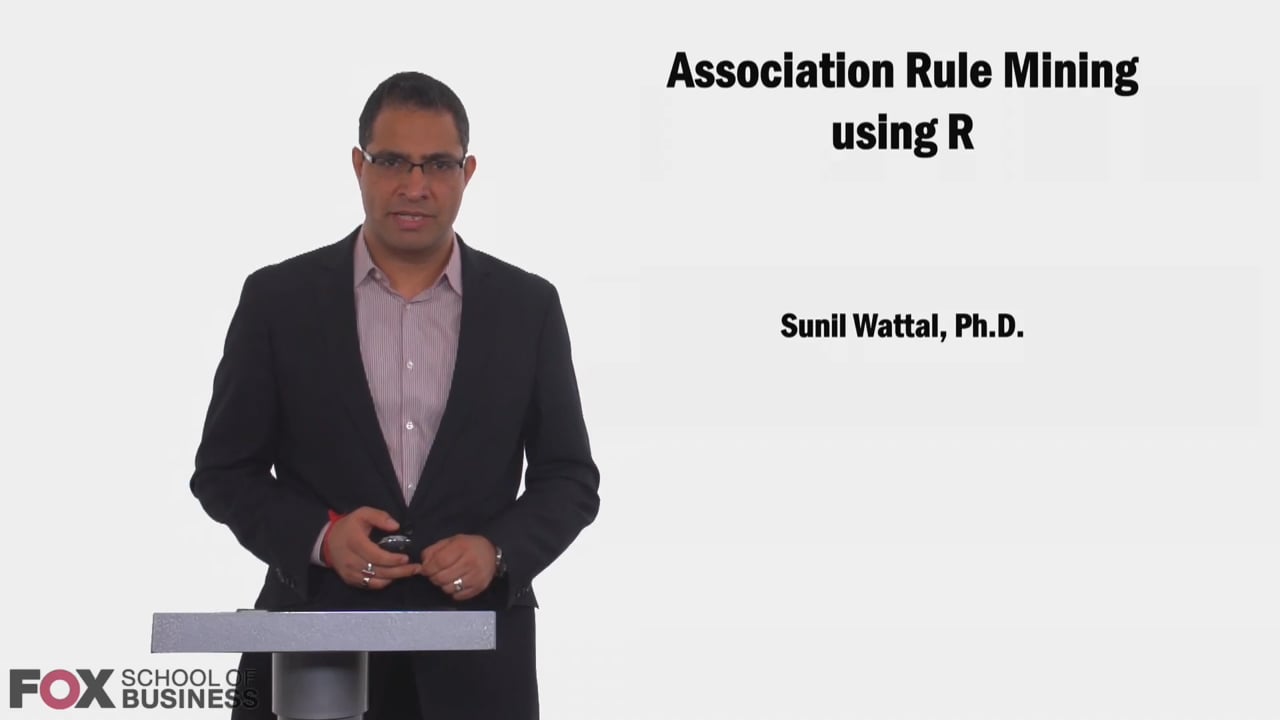 Association Rule Mining using R