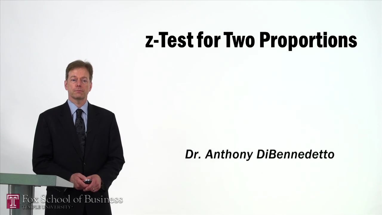 z-Test for Two Proportions