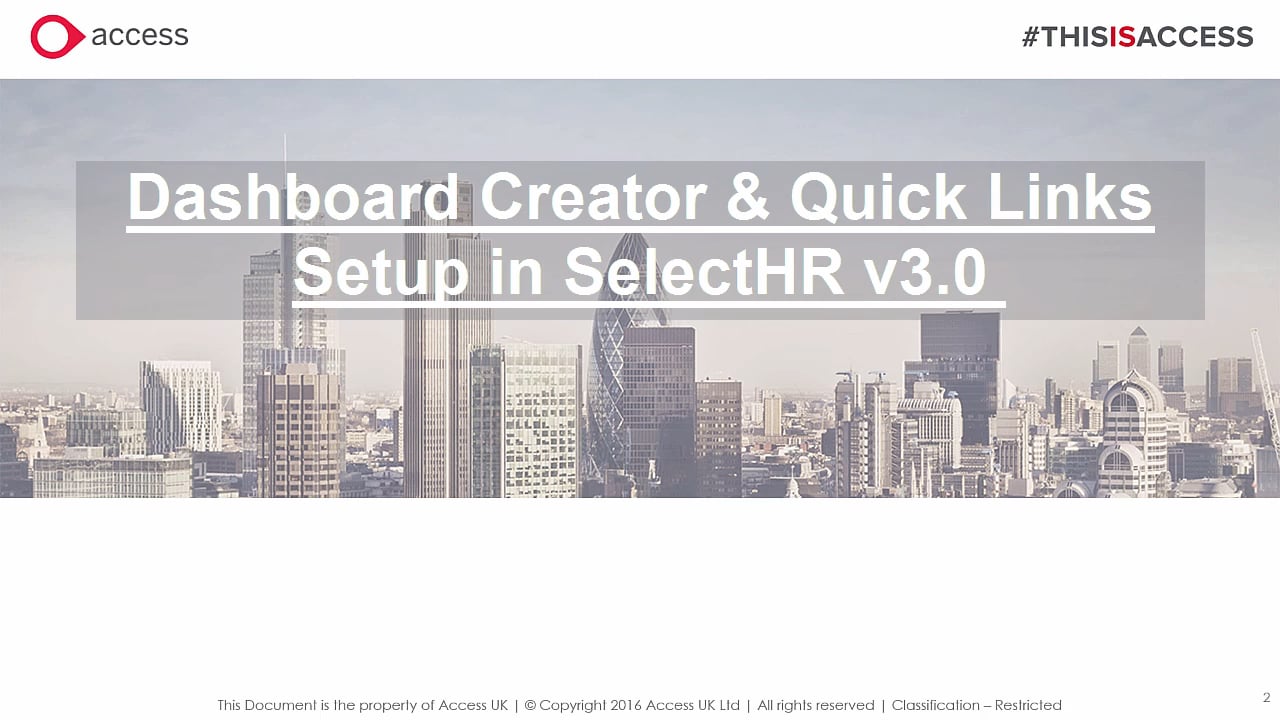 SelectHR - Dashboard Creator in SelectHR v3.0 on Vimeo
