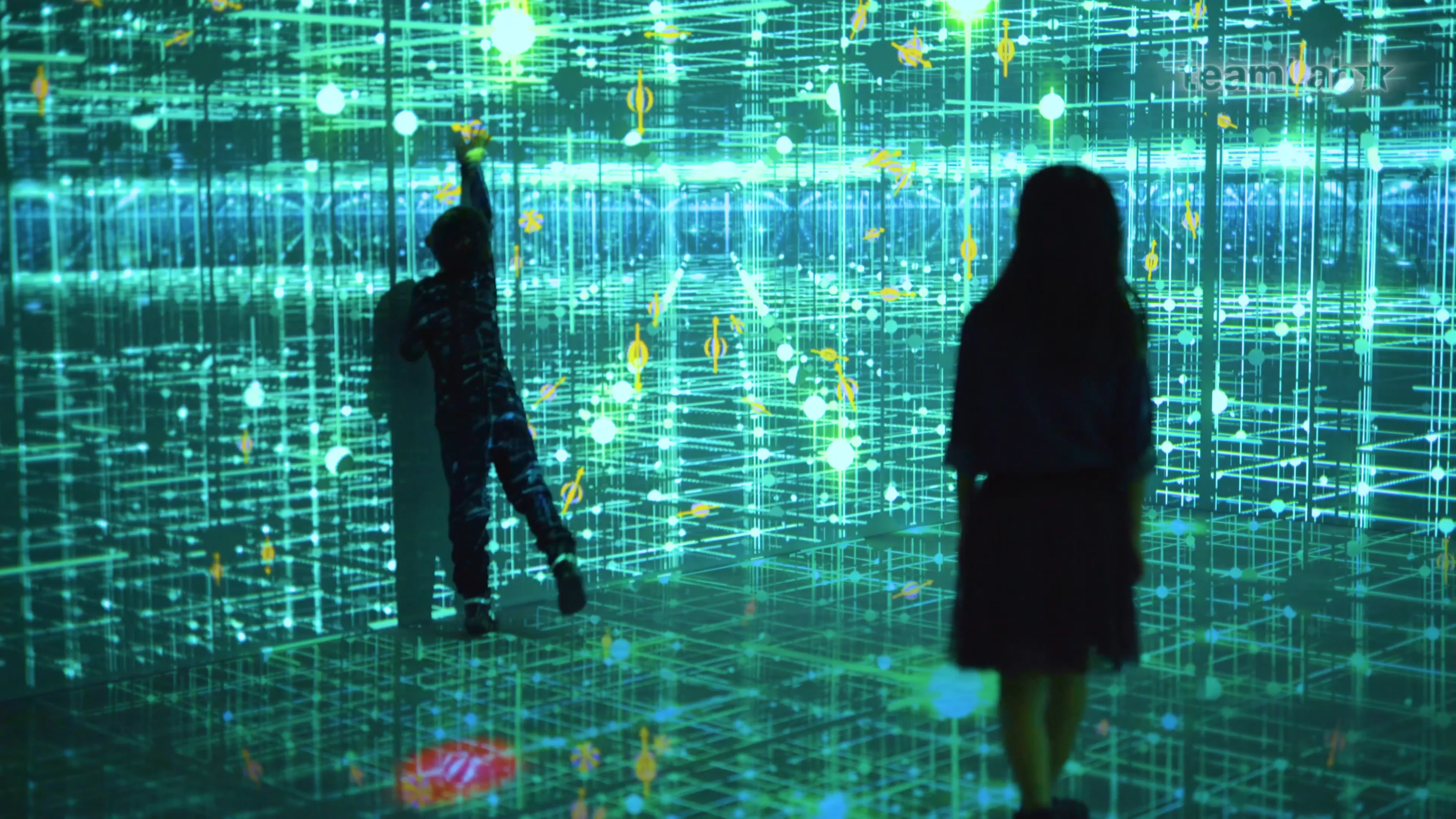 Interactive Field Theater by teamLab