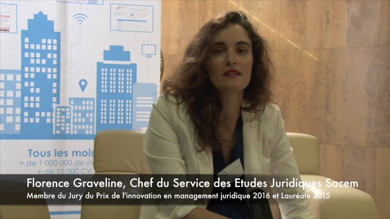 Florence Graveline, Chef du Service des Etudes Juridiques et CIL SACEM ...