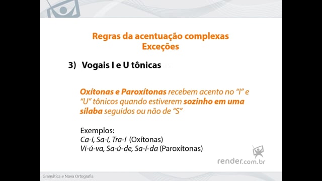 M1A5 - Regras de acentuação mais Complexas
