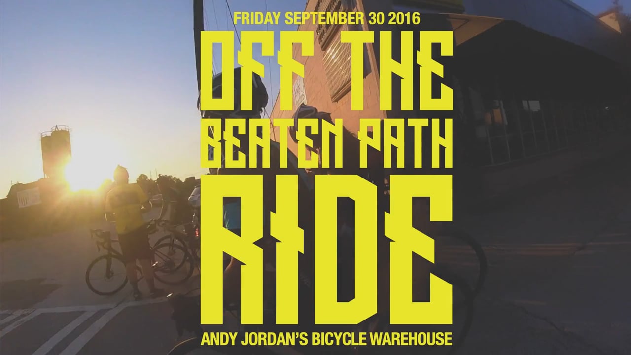Off the Beaten Path Ride (09/30/16)
