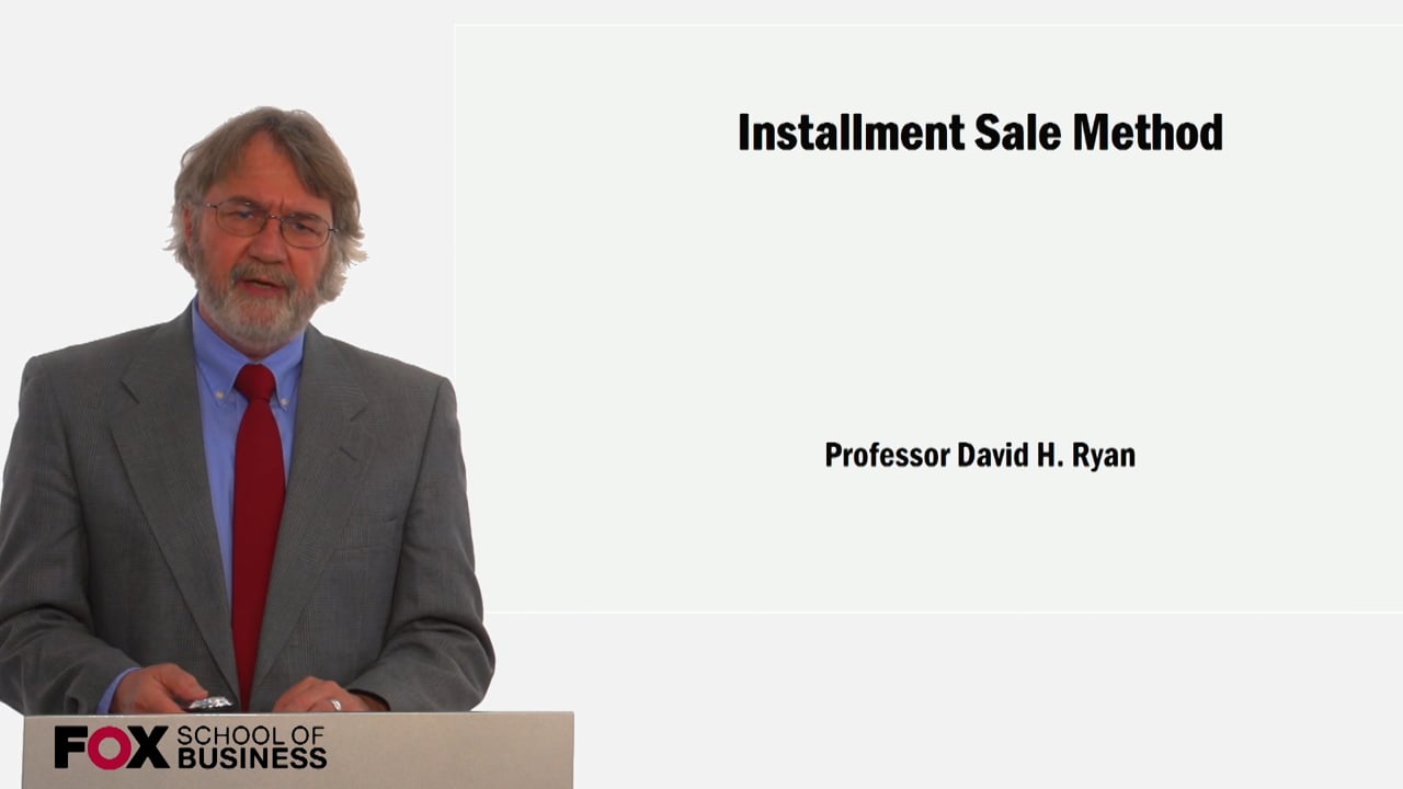 Installment Sale Method