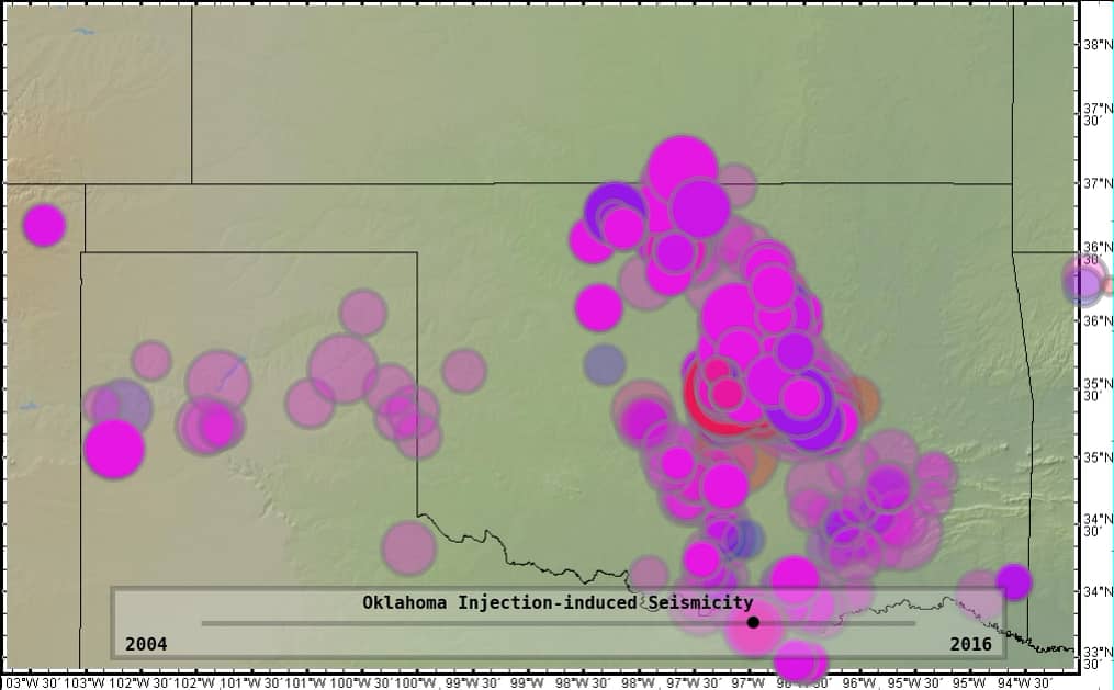 Oklahoma Injection-induced Seismicity On Vimeo