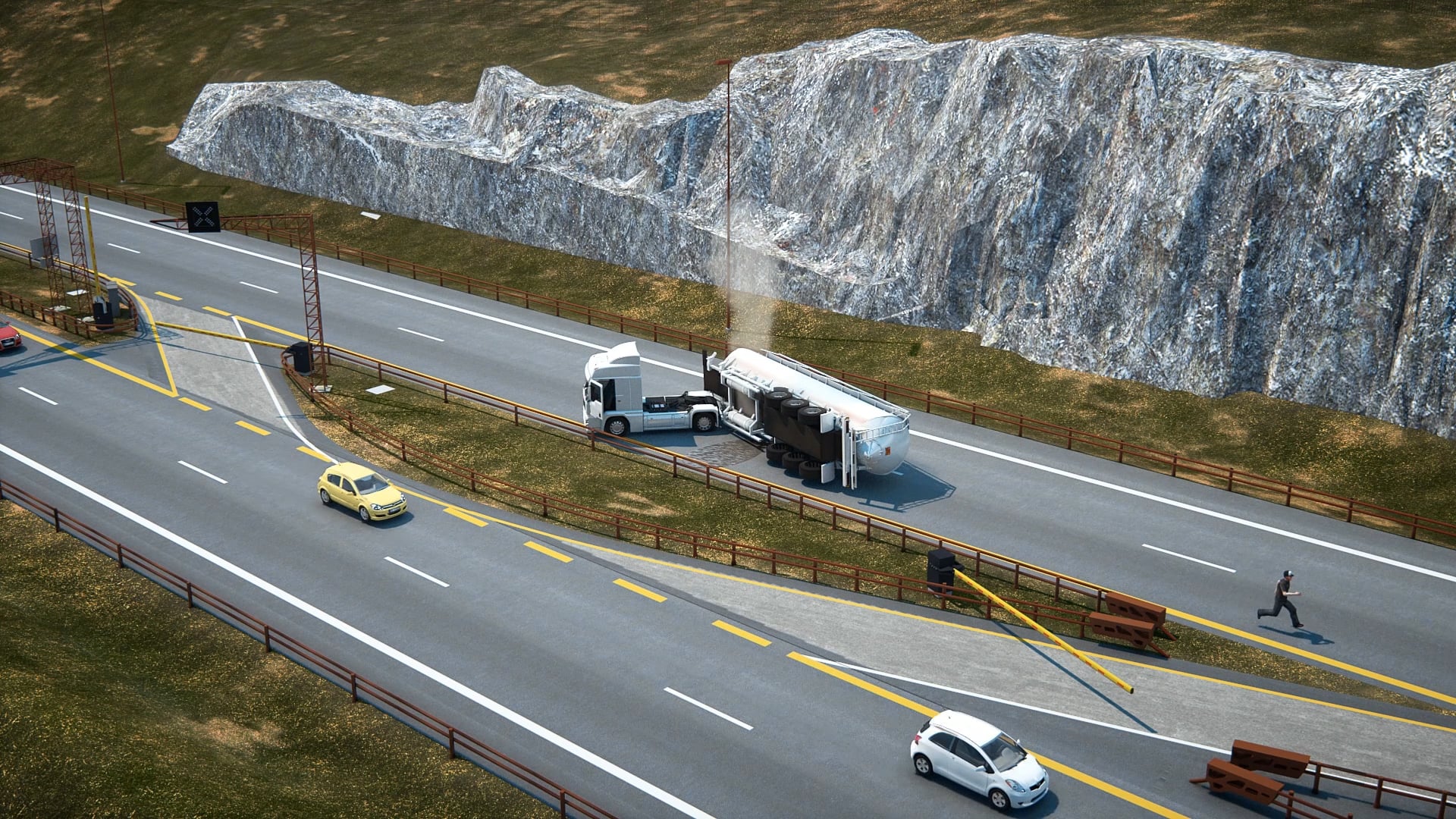E6 Minnesund-Labbdalen Accident simulating 2016