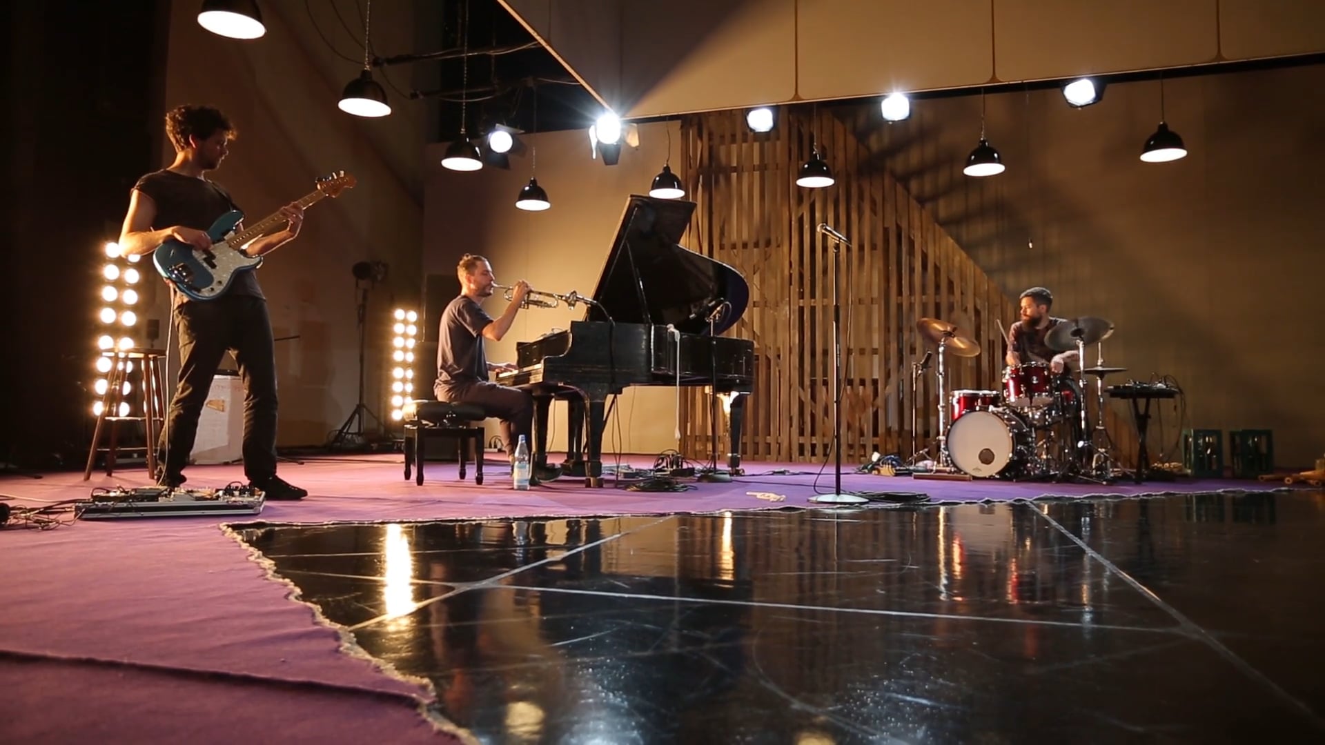 Rehearsing UNTIL OUR HEARTS STOP: The music they play