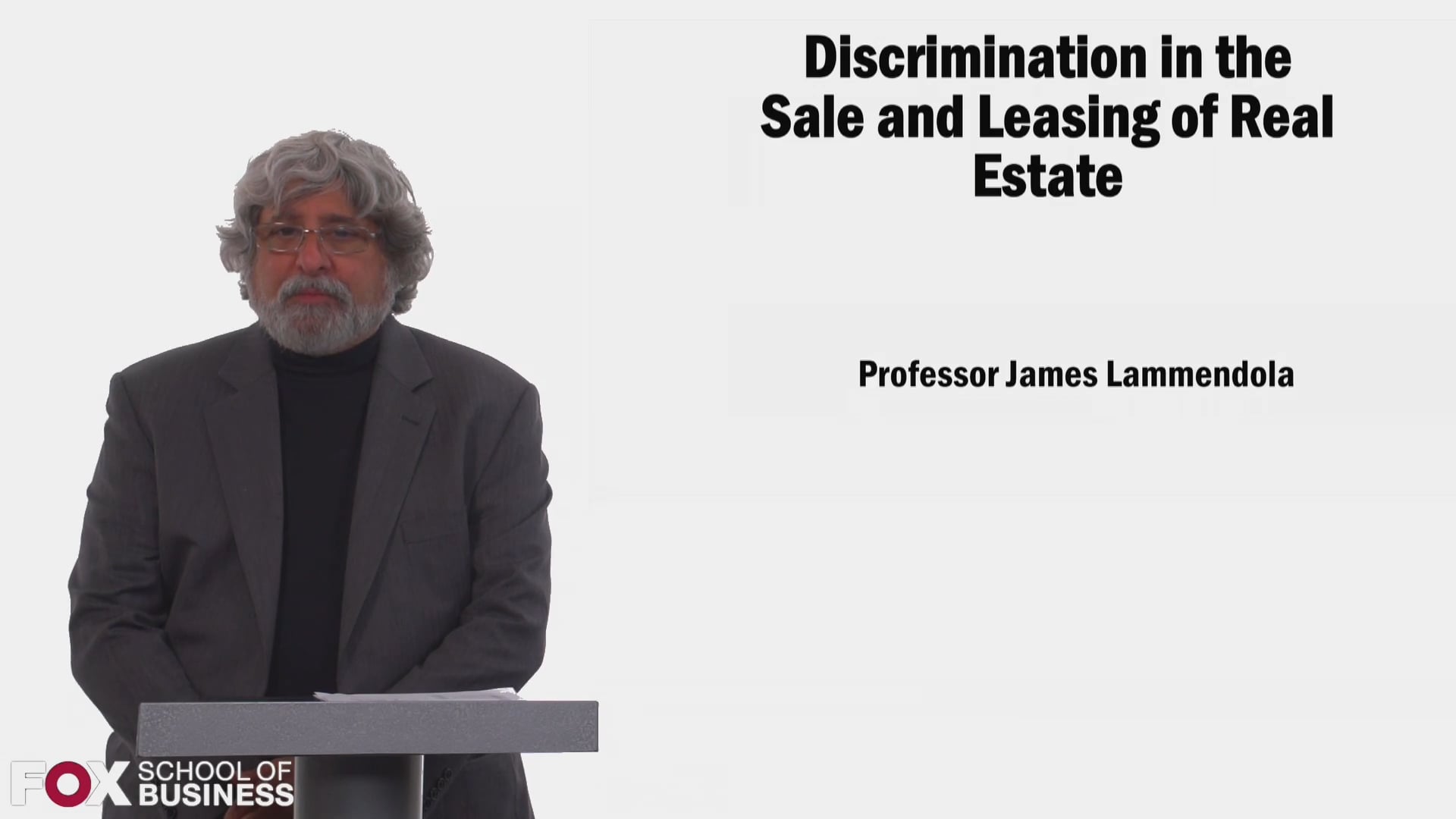 Discrimination in the Sale and Leasing of Real Estate