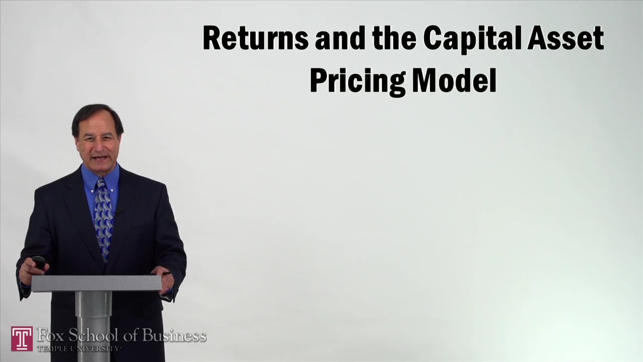 57217Returns and the Capital Asset Pricing Model
