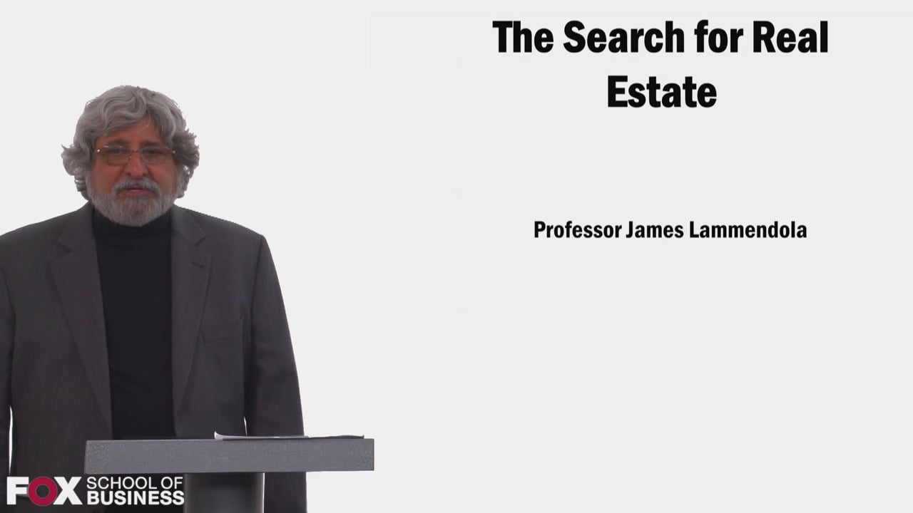 Login to view The Search for Real Estate