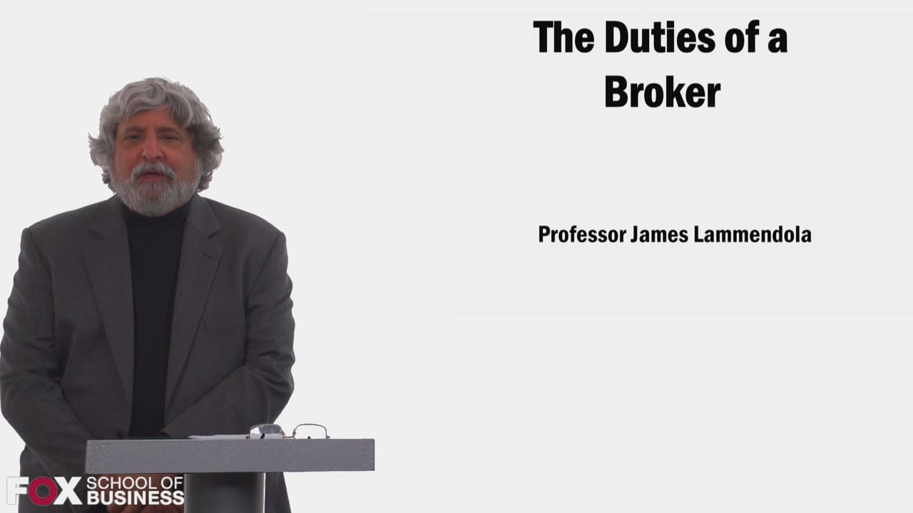 The Duties of a Broker