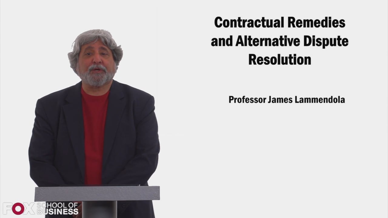 Login to view Contractual Remedies and Alternative Dispute Resolution