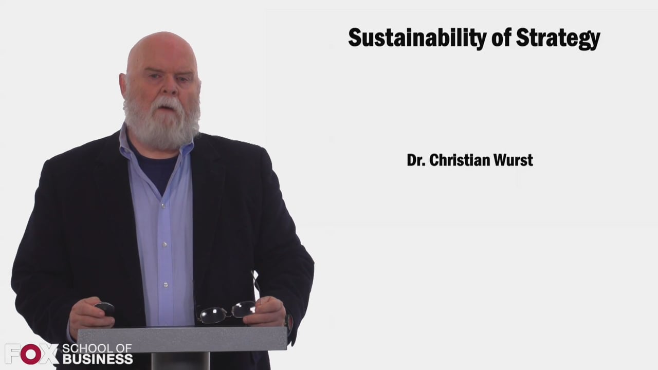 Sustainability of Strategy