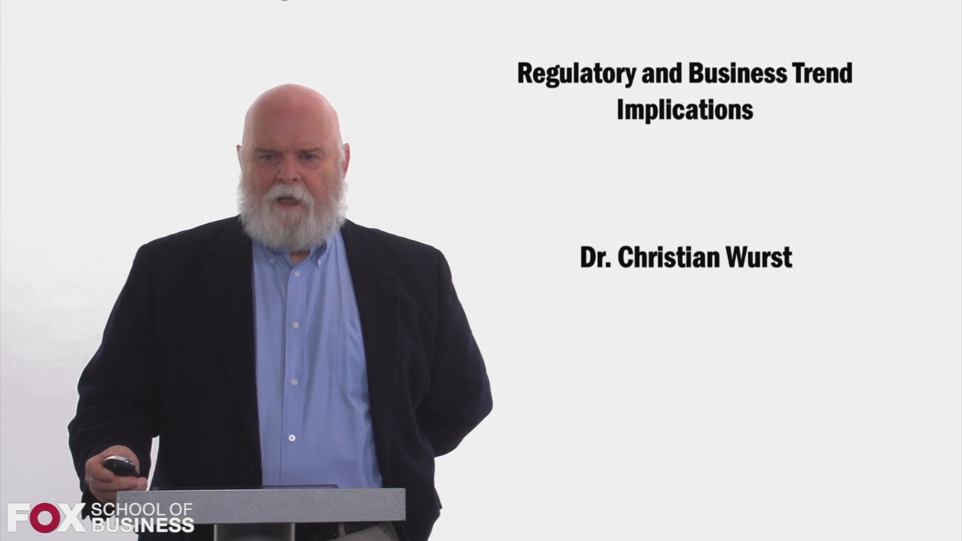 Regulatory and Buisiness Trend Implications