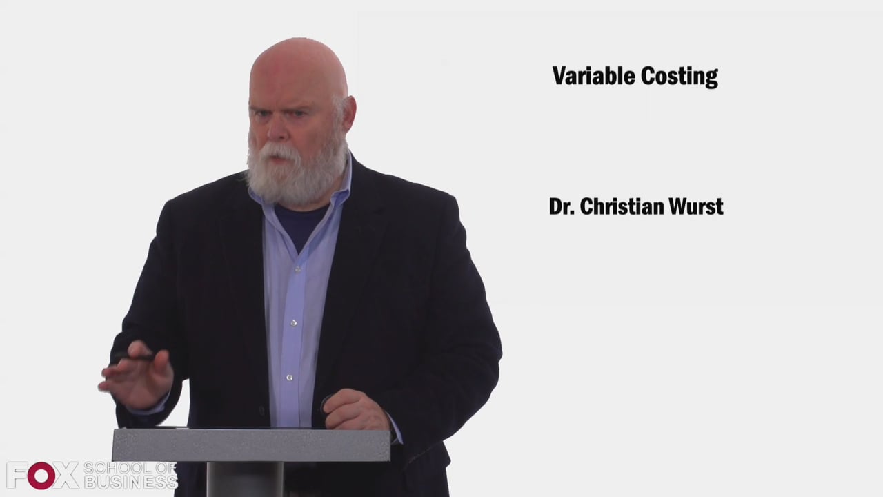 Login to view Variable Costing