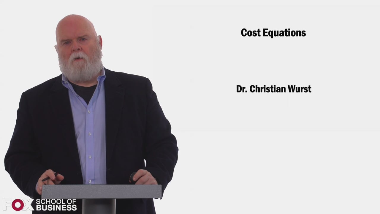 Login to view Cost Equations