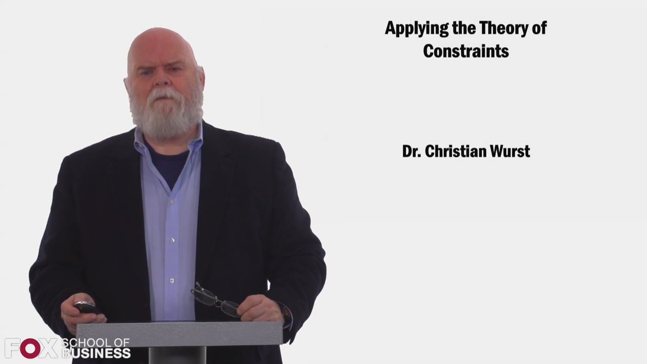 Login to view Applying the Theory of Constraints