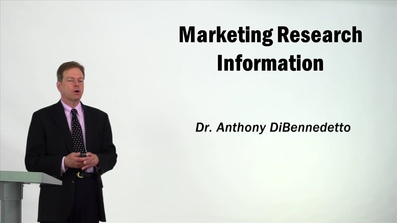 Marketing Research Information