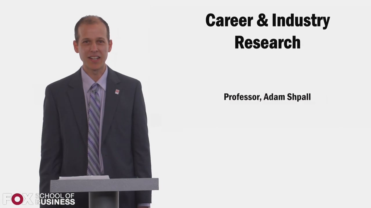 58591Career and Industry Research