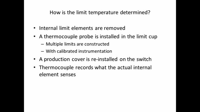 Limit Switches - Factory Standards are Best