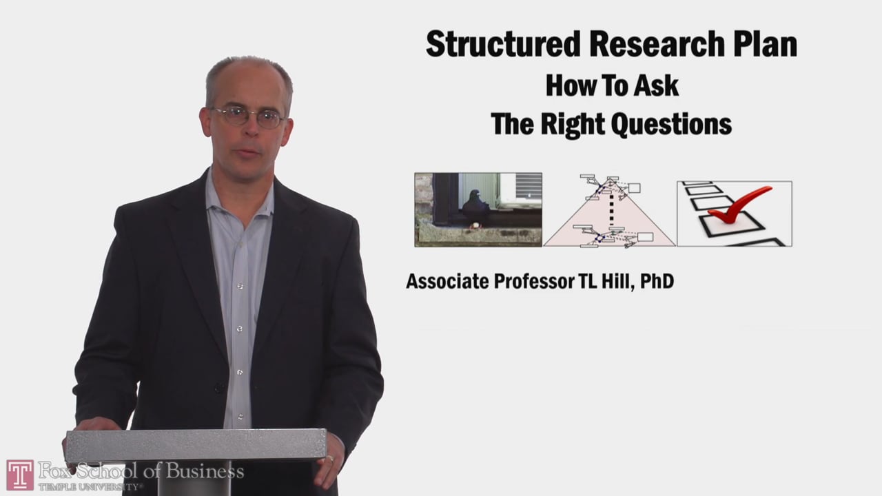 Structured Research Plan How to Ask the Right Questions