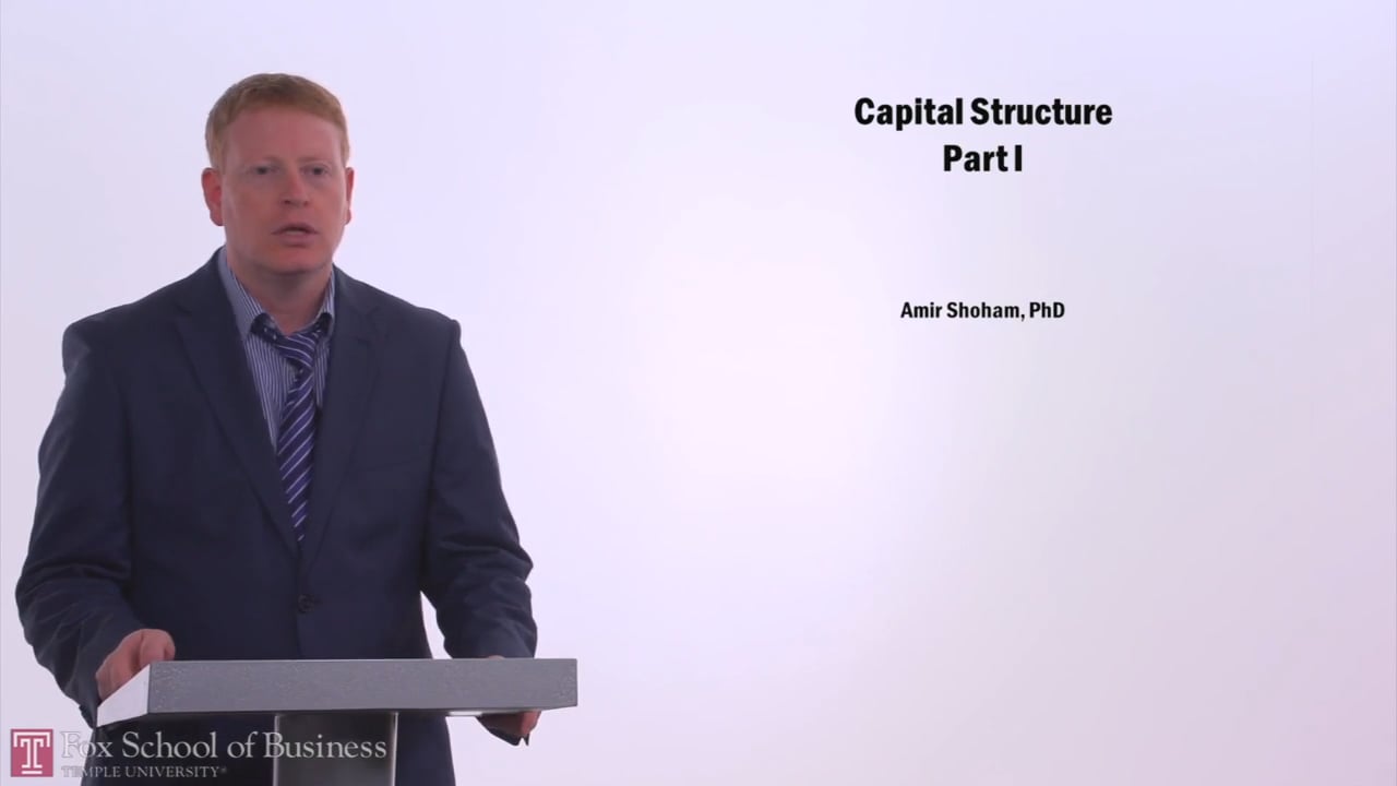 Capital Structure Part 1