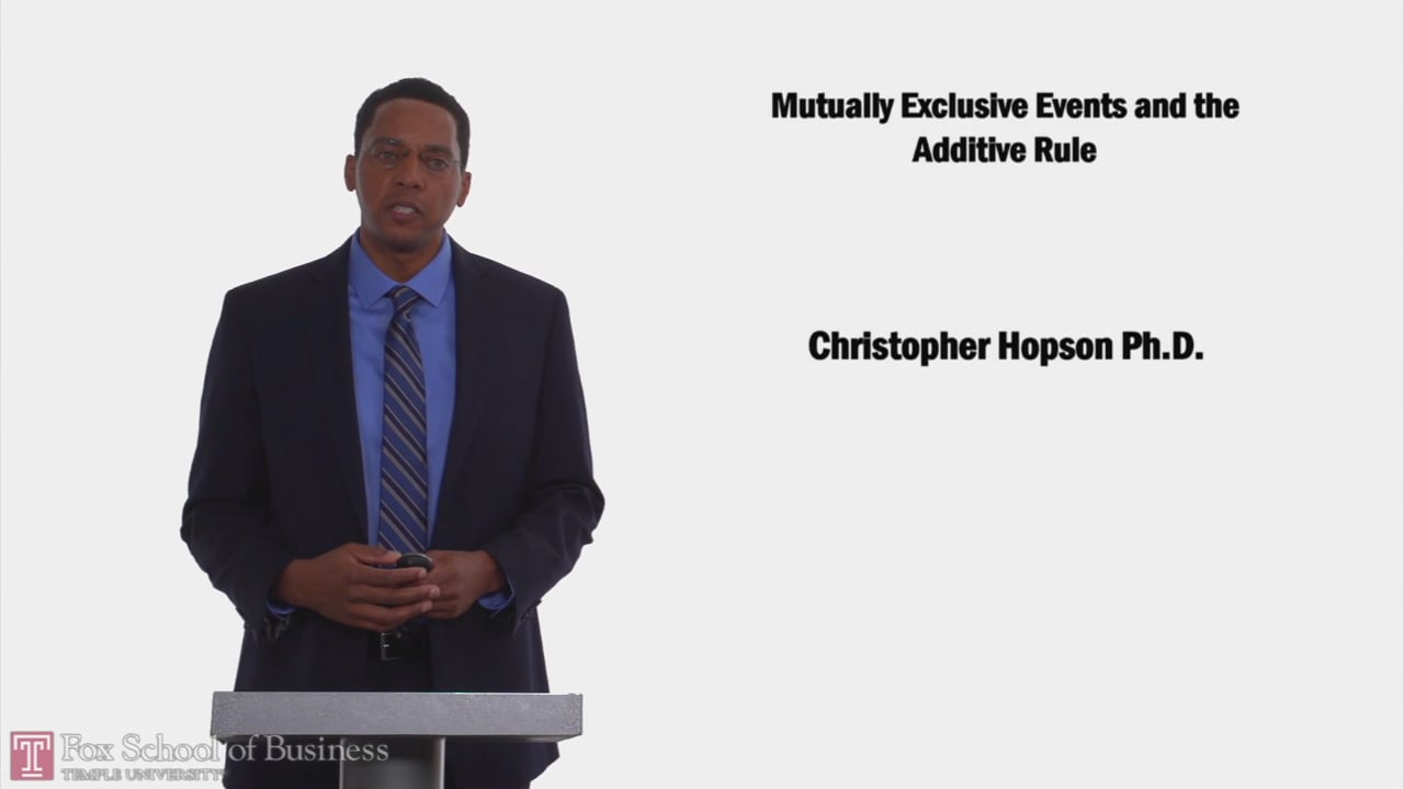 Login to view Mutually Exclusive Events and the Additive Rule