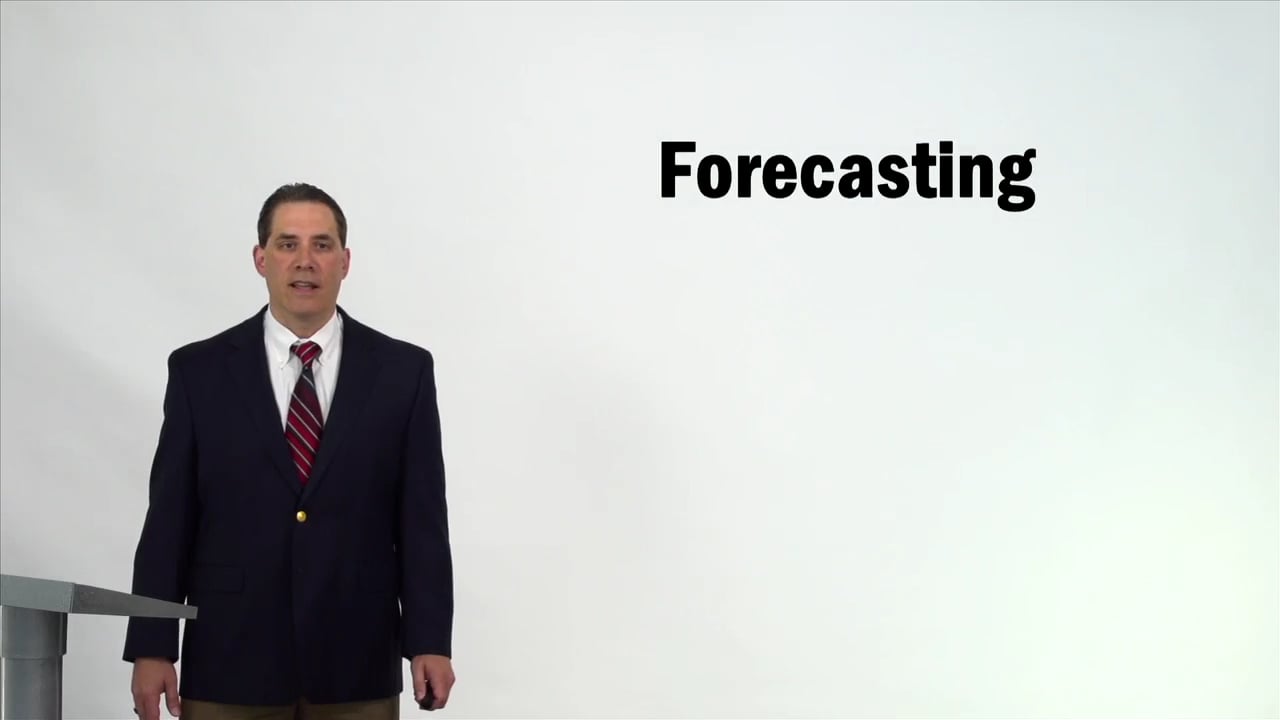 Forecasting I