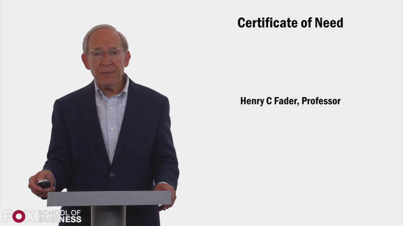 Login to view Certificate of Need