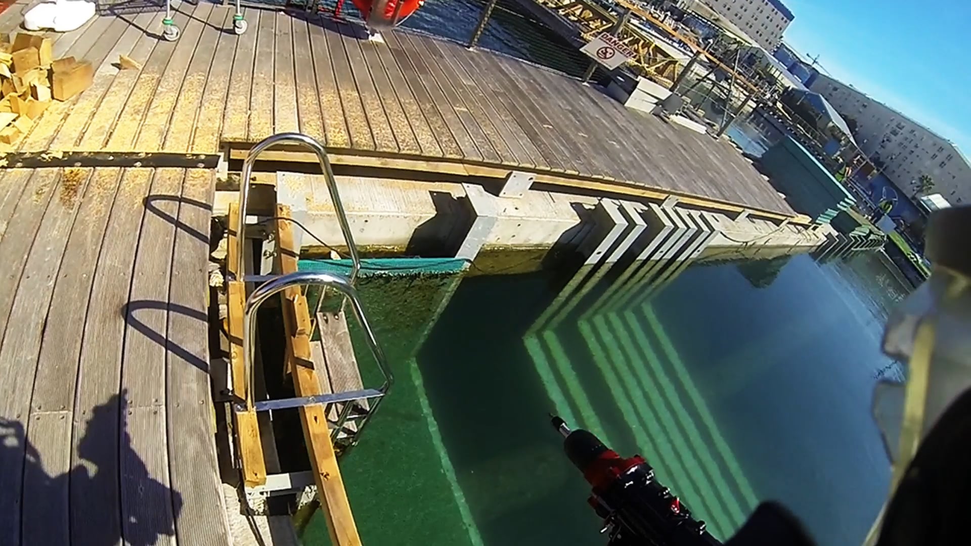 "One million screws in Gibraltar" Reinstalling a saltwater pool mesh on Vimeo