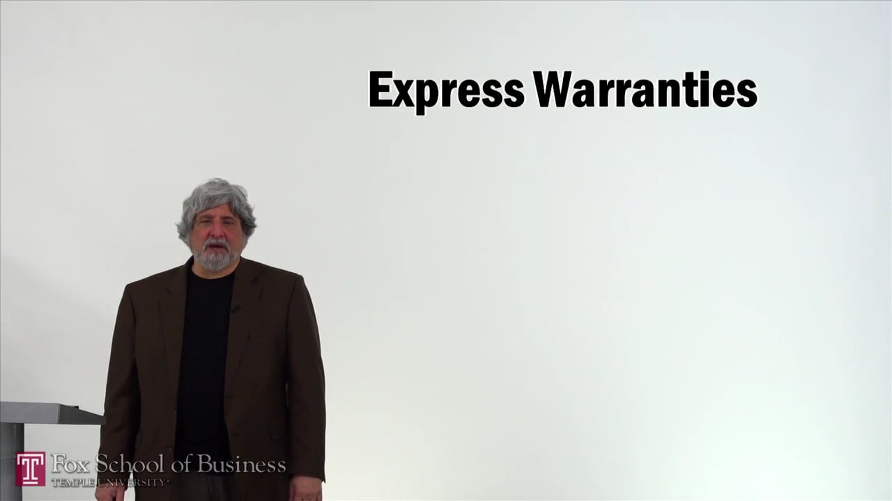 Express Warranties