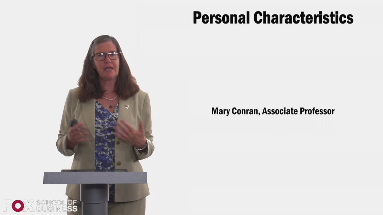 Personal Characteristics