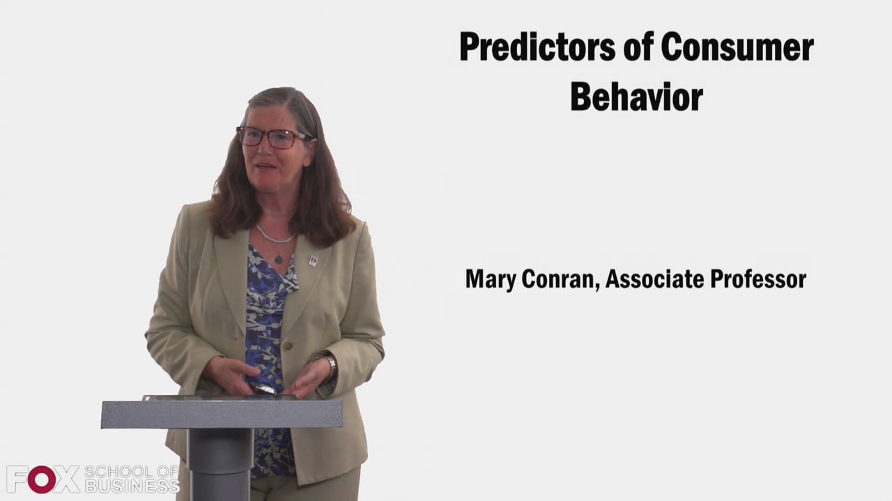 Predictors of Consumer Behavior