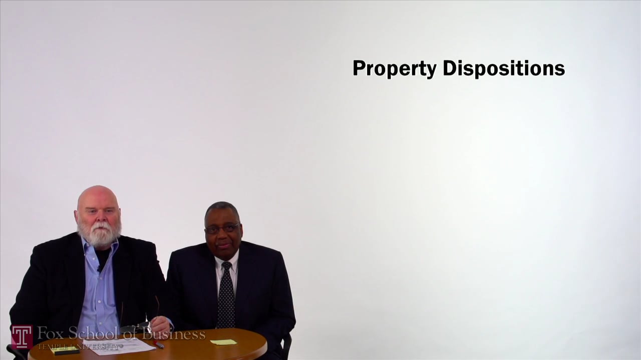 Property Dispositions