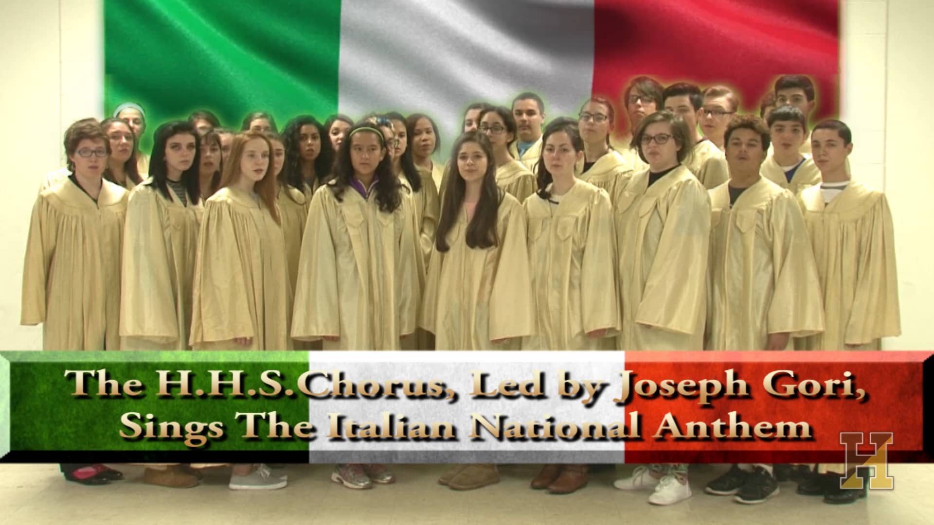 The HHS Chorus Sings the Italian National Anthem 101316 on Vimeo