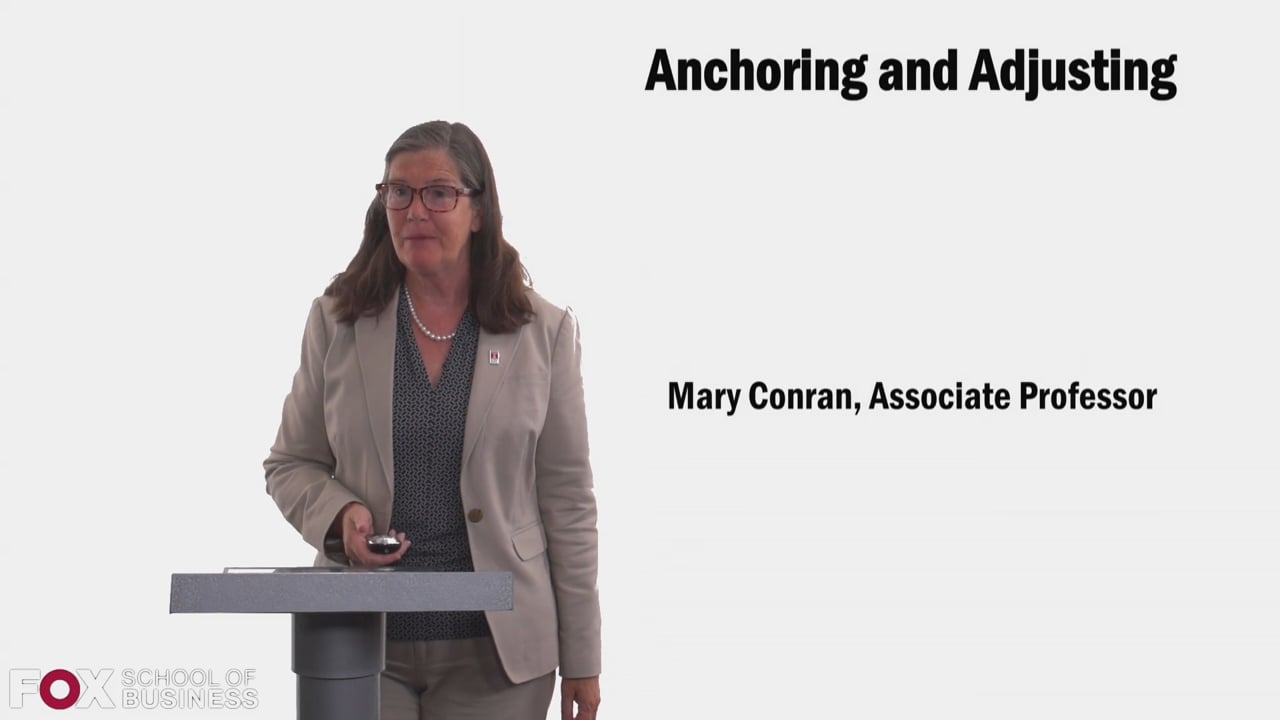 Anchoring and Adjusting