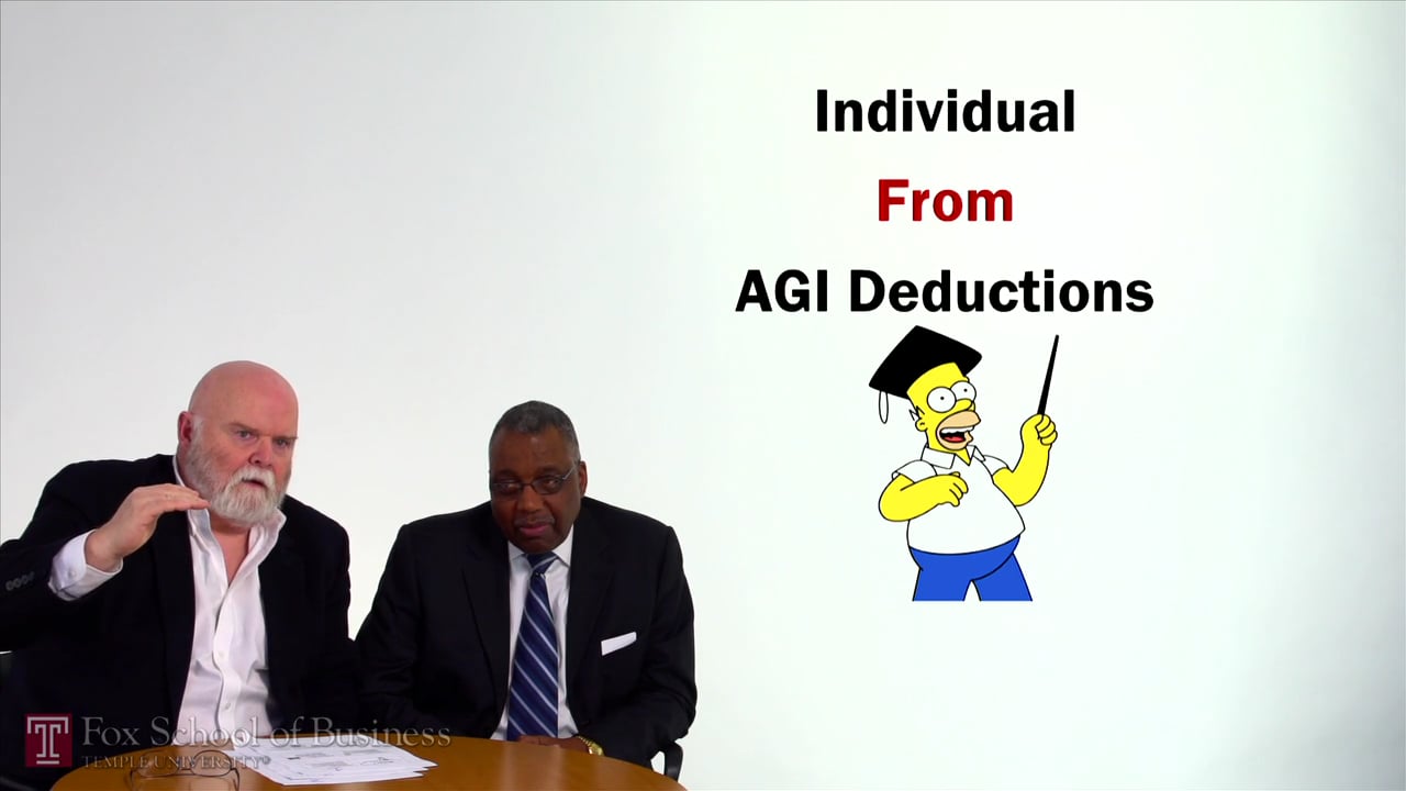 Individual From AGI Deductions