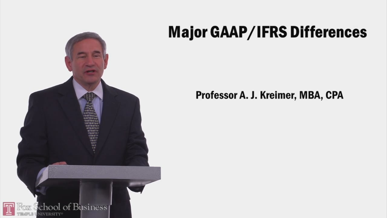 Marjor GAAP/IFRS Differences