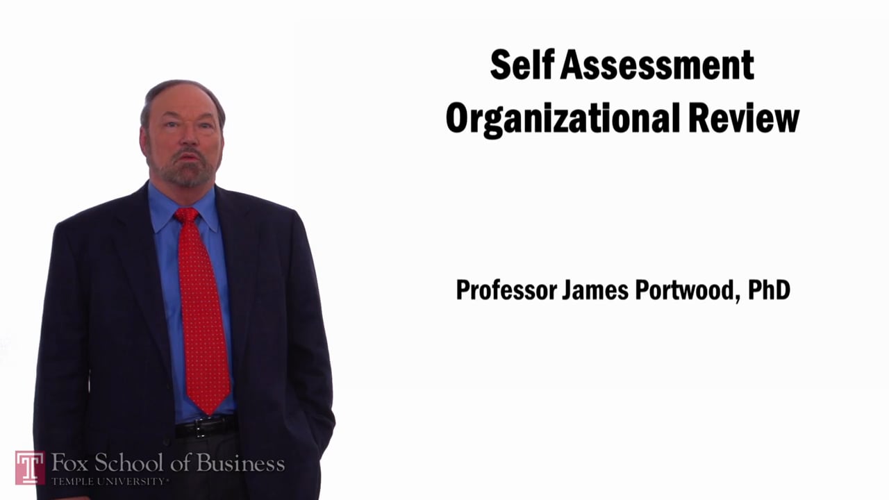 Self Assessment Organizational Review