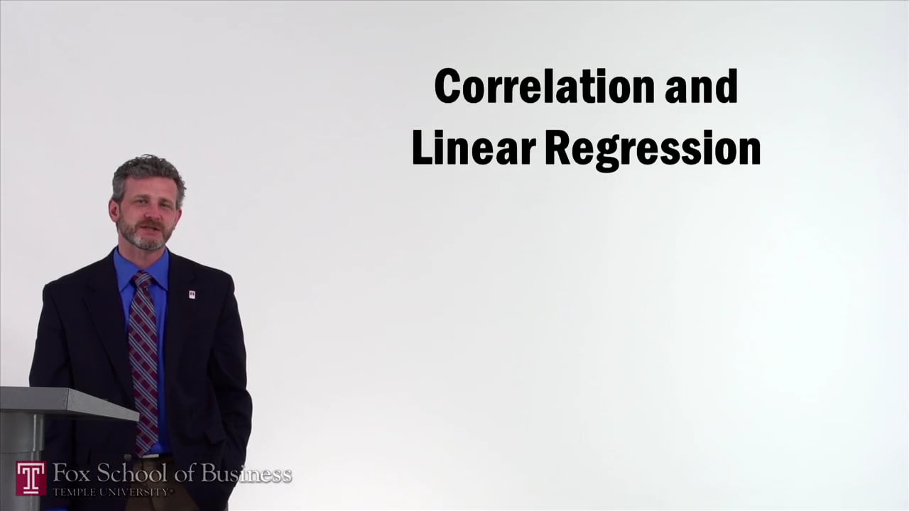 Correlation and Linear Regression