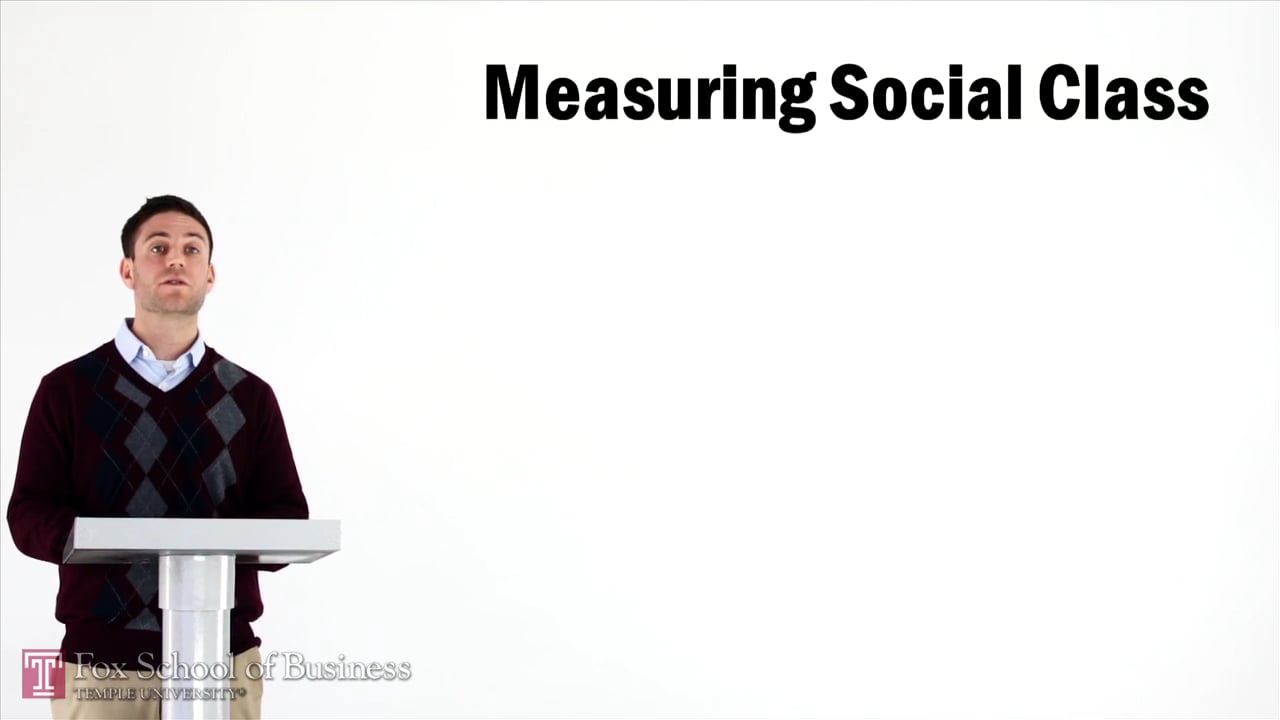 Measuring Social Class