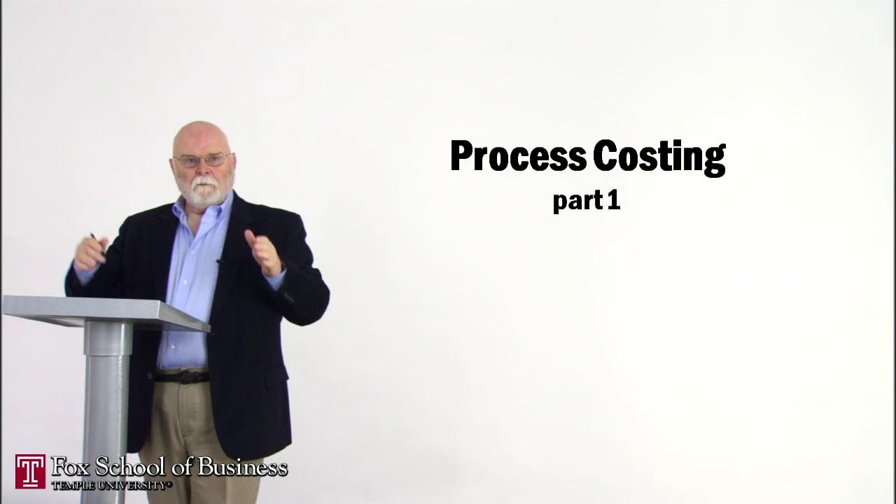 Process Costing I