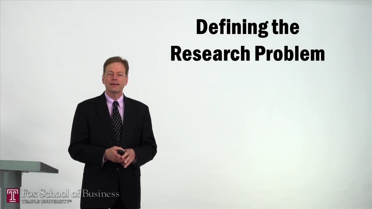 Defining the Research Problem